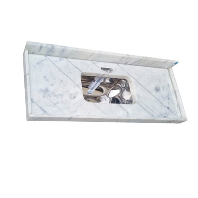 Pia de Mármore Branco Comum